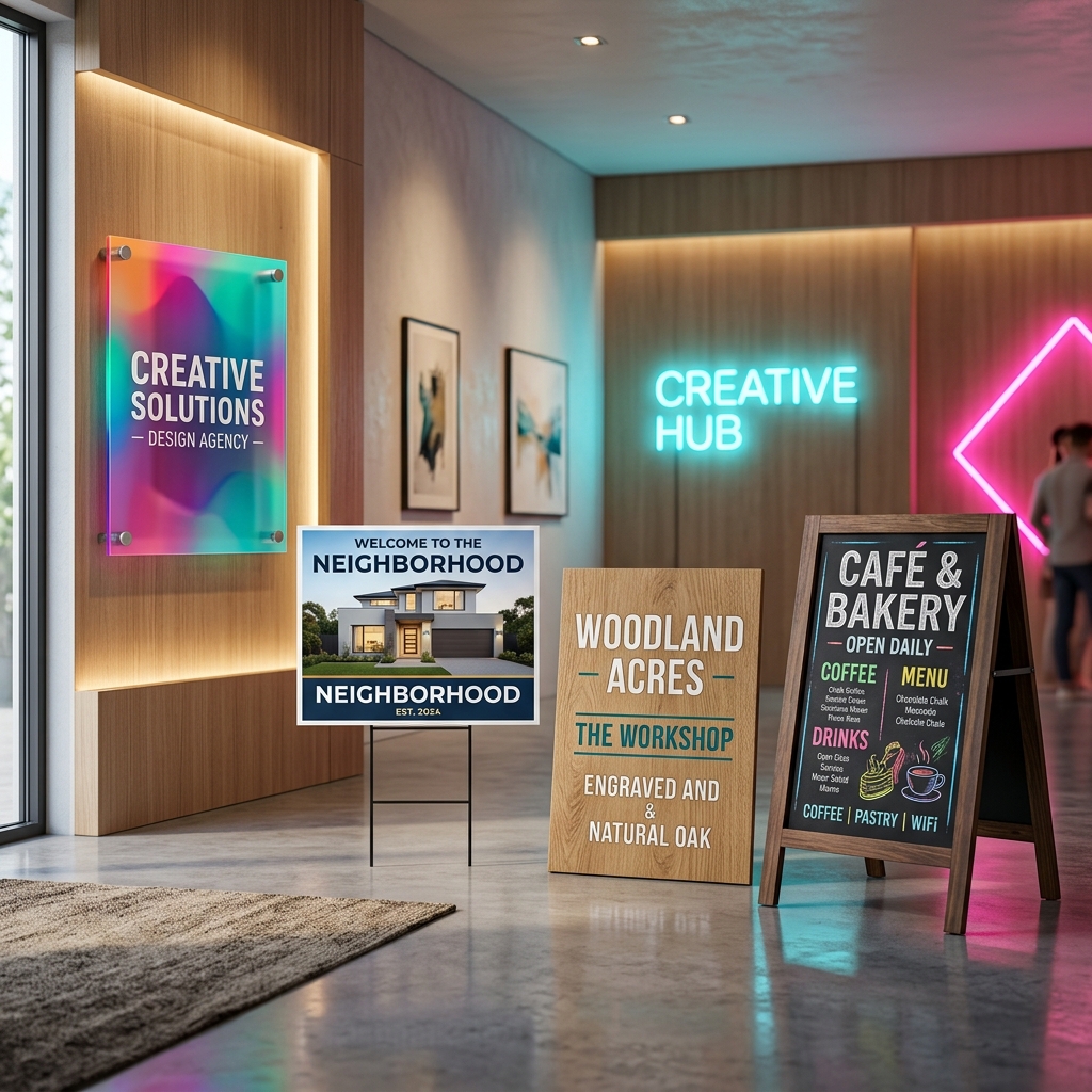 Personalized Signs Visual Layout