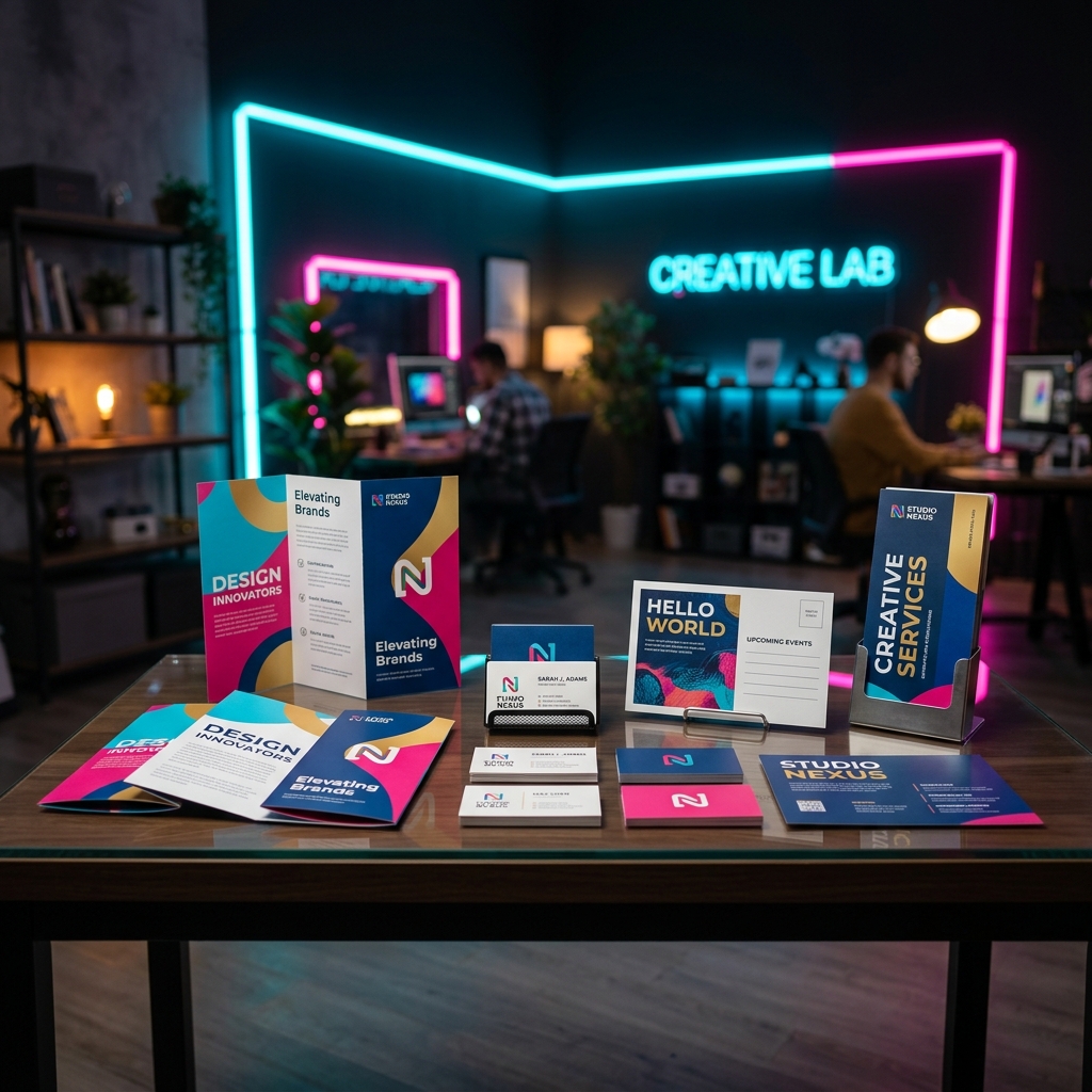 Marketing Materials Visual Layout