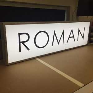 Lightbox sign