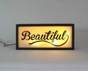 Lightbox sign