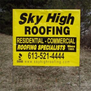 lawn sign