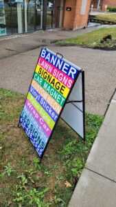 A frame sign