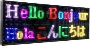 Full Color programmable LED Display